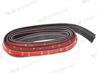 Universal car side skirt rubber , 2.5m one roll rubber lip bumper