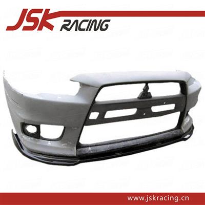 FOR LANCER EX FRONT BUMPER JSK-3 STYLE CARBON FIBER FRONT LIP FOR MITSUBISHI LANCER EVOLUTION EX (JSK201311)