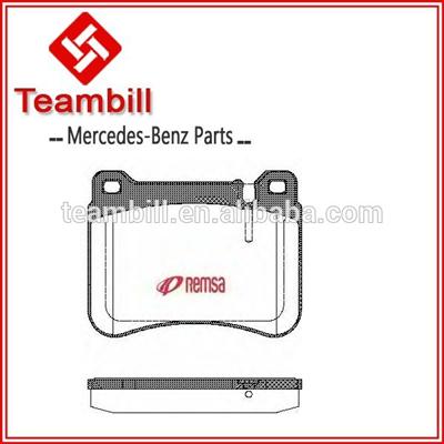 mercedes benz w203 disc brake pad 0034205120 rear