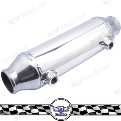 Universal Barrel style aluminium intercooler, car spare parts air water cooler