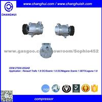 OEM 27630-00QAB A/C COMPRESSOR FOR Renault Trafic 1.9 DC/Scenic 1.9 DC/Magane Scenic 1.9DTI/Laguna 1.9