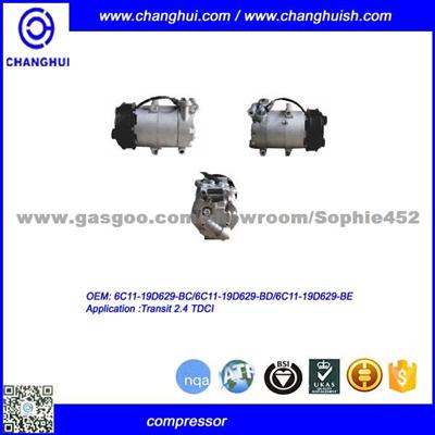 OEM 6C11-19D629-BC A/C COMPRESSOR FOR Transit 2.4 TDCI