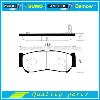 Auto Brake Pad 58302-2BA20 583022BA20 FOR SANTA FE