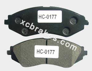 Manufacturers of long-term wholesale Daewoo brake high-quality semi metallic brake pads