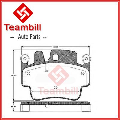 Brake pads for PORSCHE BOXSTER 911 99635294902