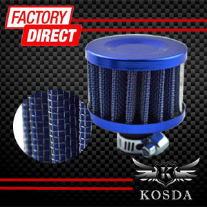 12mm carbon car air filter , universal air breather filter