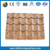 Villa Glazed Roof Tile Roll Forming Machine| Step Roof Glazed Tile Roll Forming MachinekqNFxg