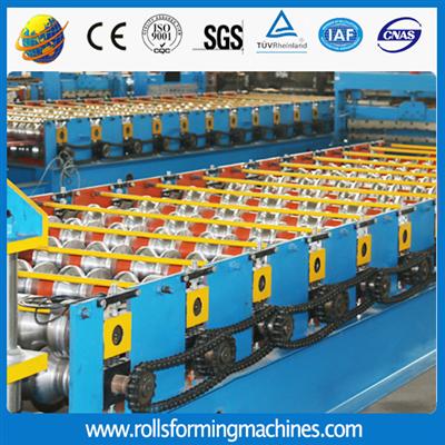 Glazed Steel Tile Roll Forming Machine/High Rib Roofing Panel Roll Forming Machine/Roof Panel MachinehNWPvs