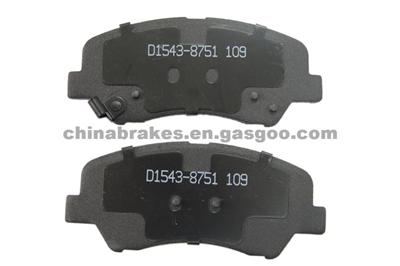 Less Metal Brake Pad For D1543 58101-3XA00 HYUNDAI