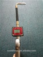 
injector nozzle with fuel flow meter for engine oil