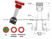 Battery Charge Indicator With Plastic Head