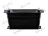Universal 15 row 10 An Blue Powder-Coated Aluminum Engine Transmission Racing Oil Cooler