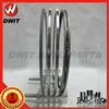 diesel engine parts F2800 with surface chromed plating and 6 cylinders piston rings