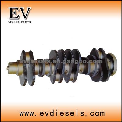 6735-01-1310 S6D102 S6D102E Crankshaft For Excavator Spare Parts