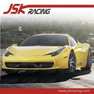 CARBON FIBER 458 PARTS/VORSTEIN STYLE CARBON FIBER FRONT LIP FOR 2011-2013 FERRARI 458 ITALIA AND SPIDER