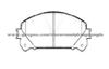 Durable Brake Pad For Lexus China Brake Pad