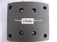 
auto parts for ben truck brake lining19486 from Chinese manufacture
