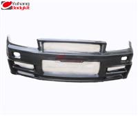 
For 1999-2002 Skyline R34 GTR NI Z-Tune Style Front Bumper Carbon Fiber