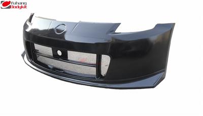 FRP NI Front Bumper with CF Bumper Lip For 2002-2008 350Z Nismo Version 2 Style