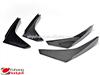 CF Style Carbon Fiber Front Bumper Canard For R35 GTR CDA