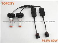 P13w Led Bulbs Super Bright Headlight Headlamp Lighting Accessory