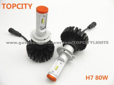 High Power G6 X621 H7 80W Single Beam Front LED Headlight 6500K White Auto LED Headlight