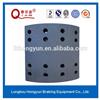 
19052 China best selling high performance top quality foreign brake lining
