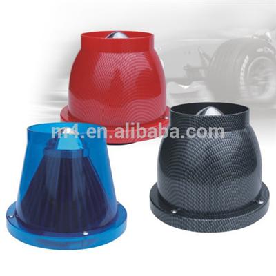 Auto air filter with cap