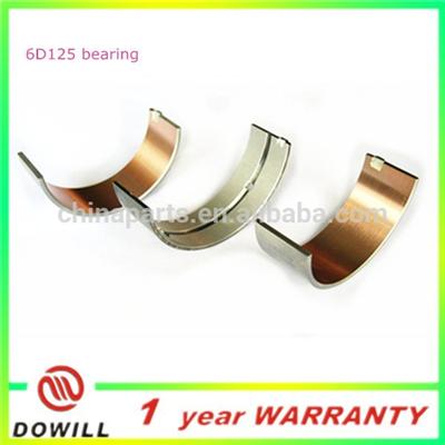 high quality 6D125 parts engine bearing for truck