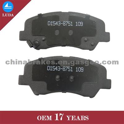 SEMI-METALLIC Brake Pad D1543-8751 For KIA/HYUNDAI