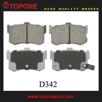 ISO CETIFICATED CAR BRAKE PAD D342 FOR ACURA LEGEND FOR HONDA