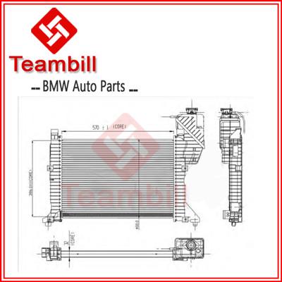 auto radiator for mercedes sprinter minibus car parts 9015001800