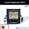 Tesla Screen Sat Navigation GPS Navigator Manufacturers Toyota Highlander 2015 16 2017