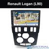 Touch Screen Car Stereo GPS Headunit Multimedia Supplier Renault Logan Tondar L90