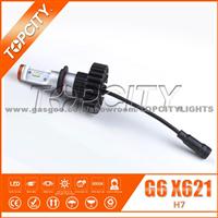 Topcity Factory X621 H7 Single Beam High Power 80W LED Lamp Auto LED Headlight DC 9V - 32V