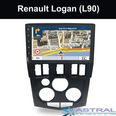 Touch Screen Car Stereo GPS Headunit Multimedia Supplier Renault Logan Tondar L90