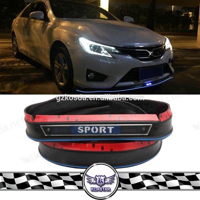 Rubber Bumper Car Rubber Chin Protector Strips, LED Solar Light Power Protector