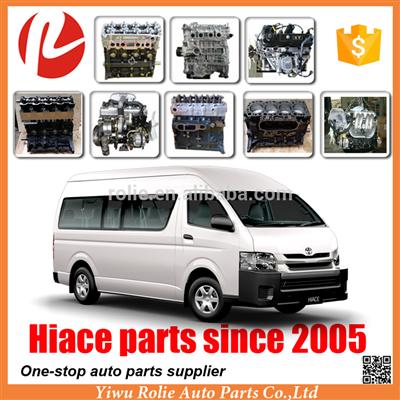Toyota Hiace Auto Engine Parts 4Y 3L 5L 2TR 1RZ 4JB1T 4D56 1AZ 1ZZ Car Engine Spare Parts