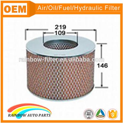 High quality metal mesh red paper 17801-67060 automotive filters