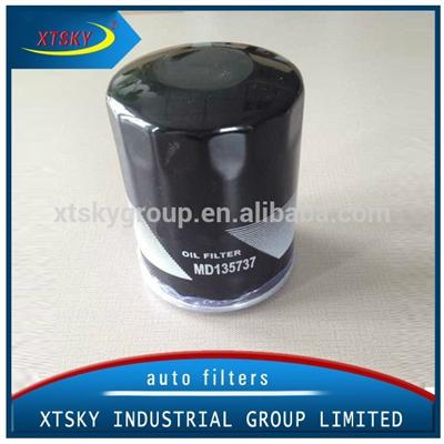 Hot sale china manufacturer high performance auto oil filter MD135737/15400-RAT-004