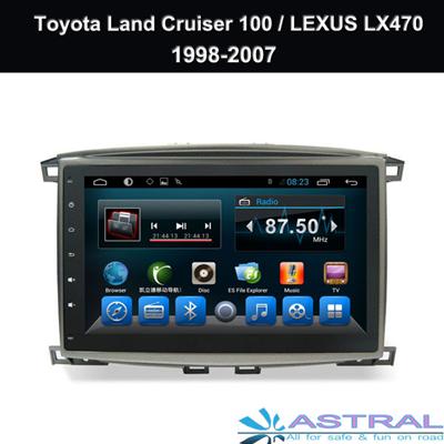 Glonass GPS Navigation Car Multimedia System Factory China Lexus LX470 Toyota Land Cruiser 100 1998-2007