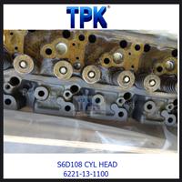 
6D108,S6D108,S6D108-1,SA6D108,SA6D108-1, SAA6D108, SAA6D108E-2A CYLINDER HEAD ASSY 6221-13-1100
