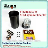 
New 4HE1 Piston Liner Kits NPR 4.8L Diesel 1998-2004 5-87814919-0
