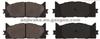 BRAKE PAD AN-734K DB1800 LP2169 FDB1991 8331-D1222 8331-D1293 D2270 MDB2788 PF-1521 1233.00 SP2080 GDB3429 GDB7713 24350