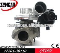 
17201-0L040 CT16V Toyota turbo turbocharger 1kd HILUX SW4
