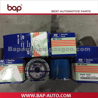 Hyundai Oil Filter 26300-35501,26300-35502,26300-35054,26300-35500