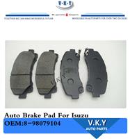 
8-98079104-0 Auto Brake Pad For D-MAX
