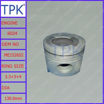 Mitsubishi 6D24 engine parts, diesel parts piston