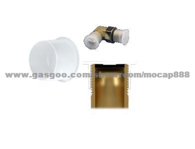 Transparent Plastic End Caps For Gas Valve