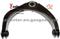 K620174 Automobile Auto Spare Car Parts Motorcycle Control Arm Dodge Ram 1500 Truck Car Accessories - img2